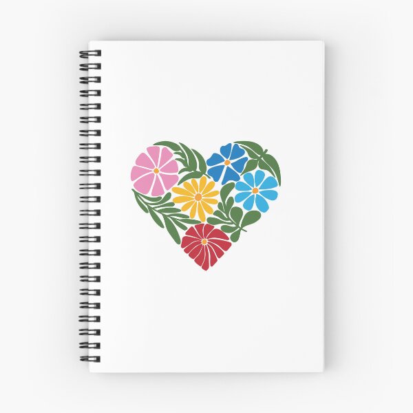 Item preview, Retro Abstract Floral Heart designed and sold by chyzh-arts.