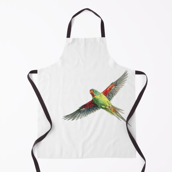 Item preview, Swift Parrot in Flight | Watercolour Australian Bird Art designed and sold by Jaruart.