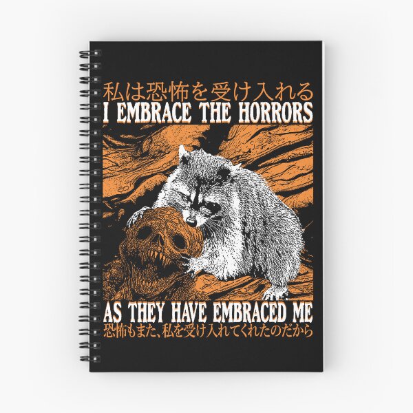 Item preview, I Embrace The Horrors Raccoon designed and sold by VintageMedatsu.