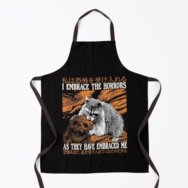 Item preview, I Embrace The Horrors Raccoon designed and sold by VintageMedatsu.