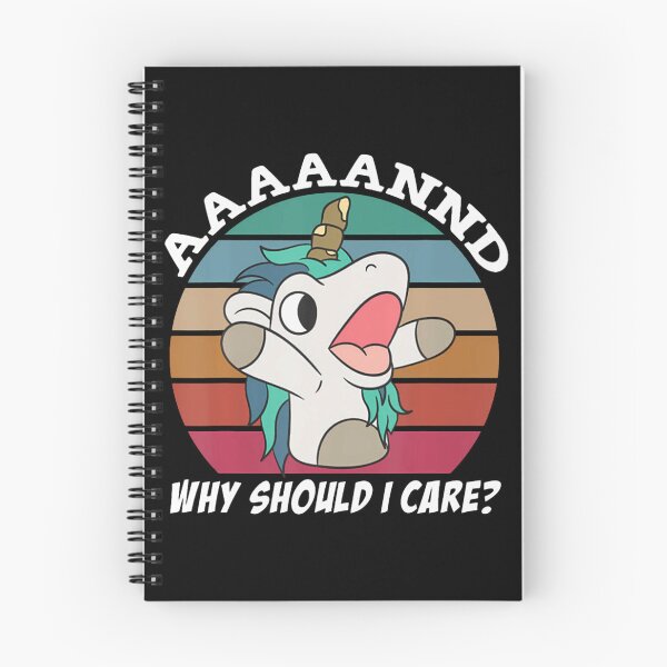 Item preview, And Why Should I Care Funny Sarcastic Unicorn  designed and sold by CoupleDrawing-J.