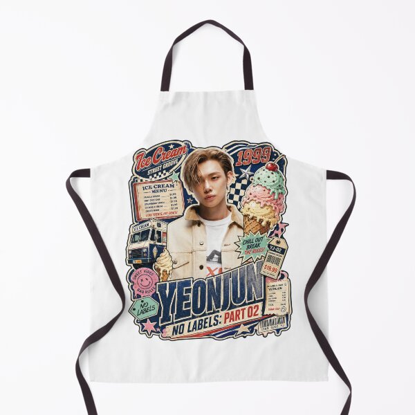 Item preview, Yeonjun Ice Cream Funk Rock Vibe Fan Art designed and sold by Valeree Store.