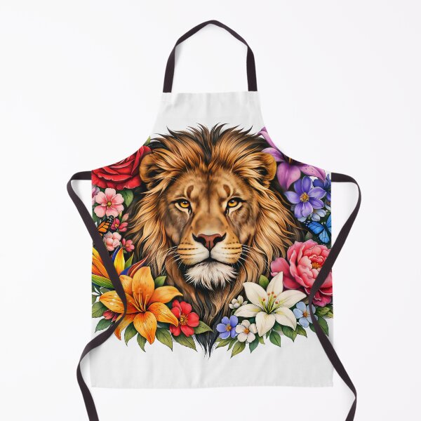 Item preview, lion with flowers designed and sold by karlosss.