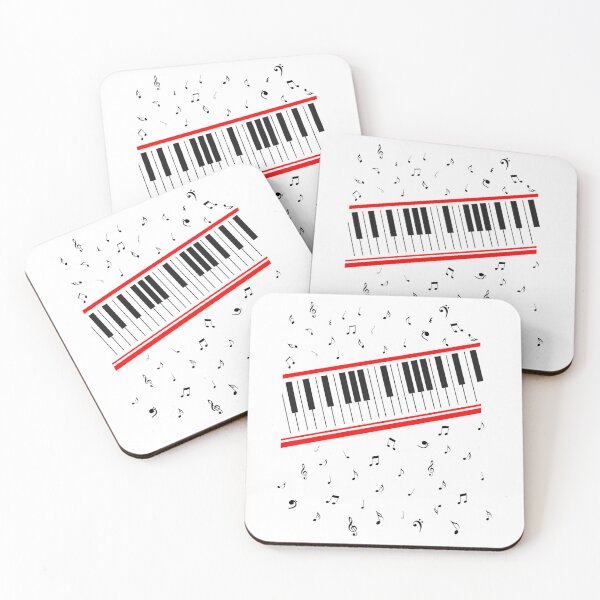 Item preview, Musical Piano Keys And Notes Pattern designed and sold by ToonFusionS.