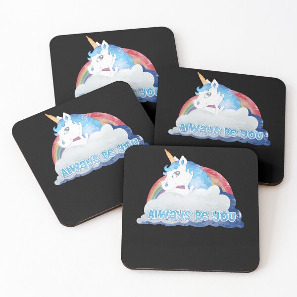 Item preview, Always Be You Rainbow Unicorn designed and sold by ToonFusionS.