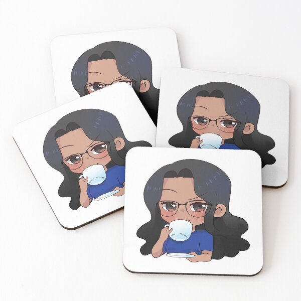 Item preview, Gordi Tea Cute Anime Chibi Girl Sipping Tea Emote designed and sold by Dourdane.