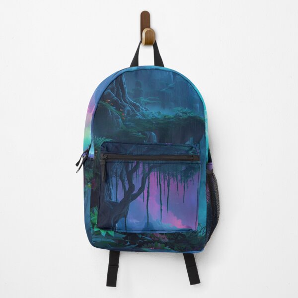Item preview, Luminous Abyss Forest Alien Planet Landscape designed and sold by Luminous Wilds.