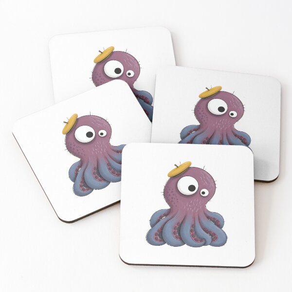 Item preview, Octopus in a Mustard Beret designed and sold by The-Art-of-D.