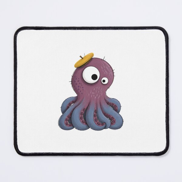 Item preview, Octopus in a Mustard Beret designed and sold by The-Art-of-D.