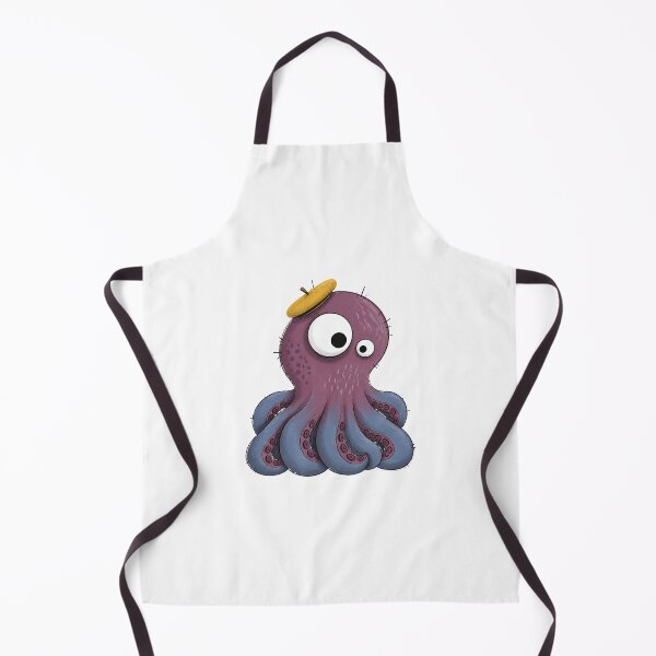 Item preview, Octopus in a Mustard Beret designed and sold by The-Art-of-D.