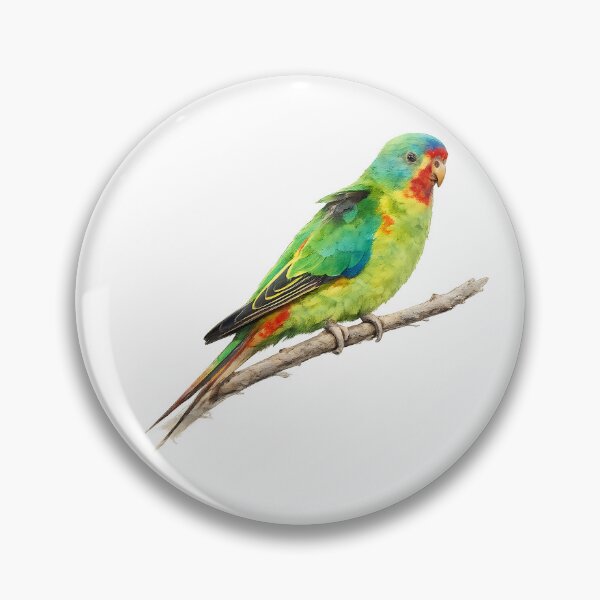 Item preview, Swift Parrot Watercolour Illustration | Australian Parrot designed and sold by Jaruart.