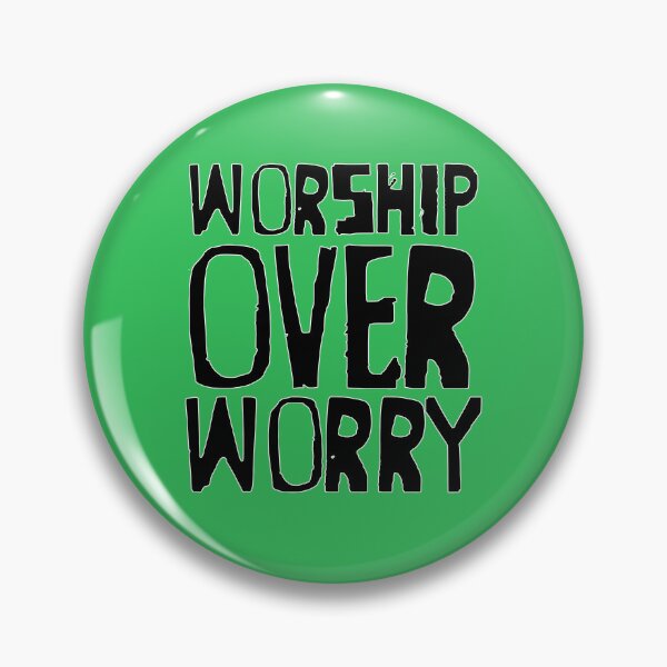 Item preview, WORSHIP OVER WORRY designed and sold by alegnacreates.