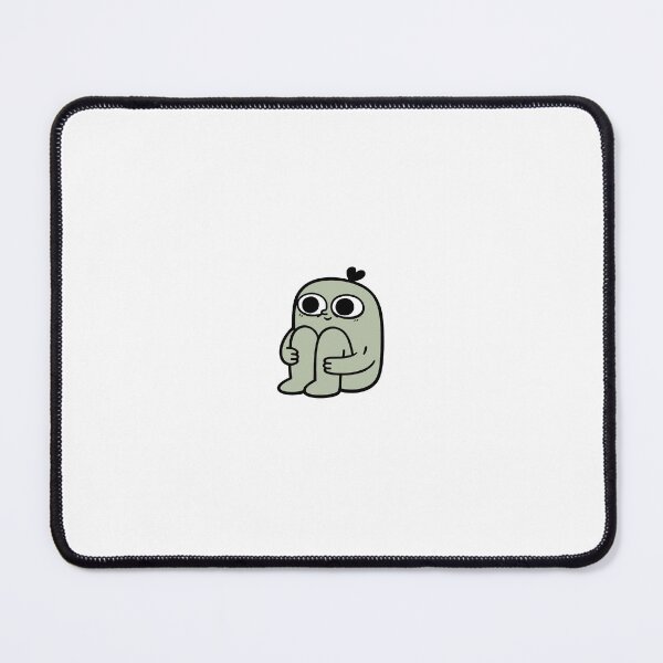 Item preview, Cute Anxious Blob Character Sticker designed and sold by bubendisart.