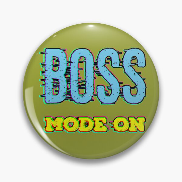 Item preview, Boss Mode On | Motivational Design for CEOs and Entrepreneurs designed and sold by AstronautMerch.
