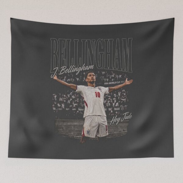 Item preview, Jude Bellingham Hey Jude T-shirt, Football Fan Tee, England Flag Game Day Apparel, summer tee, kids graphic tees, mens clothing, youth clothing, streetwear designed and sold by somthong10ll.