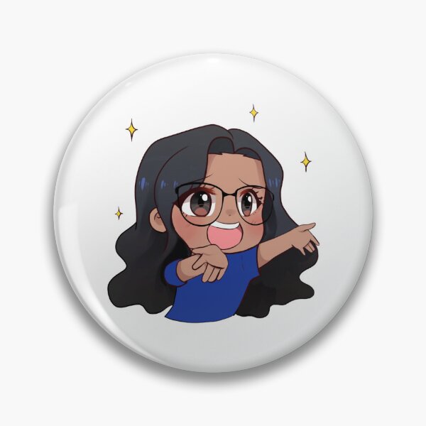 Artikelvorschau, Gordi schenkt einem süßen Anime-Chibi-Mädchen Glitzer-Zeige-Emote entworfen und verkauft von Dourdane.