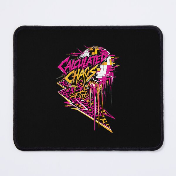 Item preview, Calculated Chaos 80s Retro Shirt, Neon Disco Ball Tee, Glitchcore Graphic T-Shirt, Vaporwave Streetwear, Synthwave Party Shirt, Maximalist Pop Art Tee, Retro Club Fashion designed and sold by KAYJAY DESIGNS.