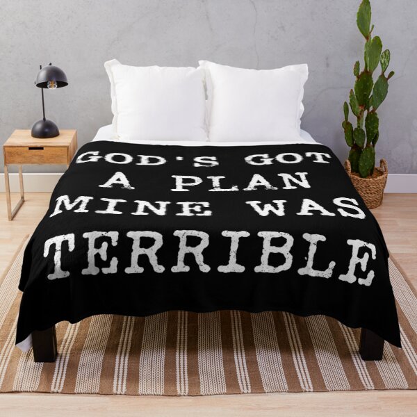 Item preview, God's Got a Plan Mine Was Terrible Christian Faith Quote designed and sold by DuneHaicna.