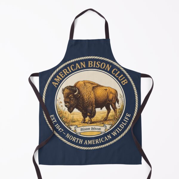 Item preview, Insignia del Club de Vida Silvestre American Bison Vintage designed and sold by CalmCapy Co.