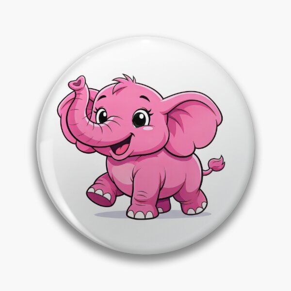 Item preview, pink elephant designed and sold by karlosss.
