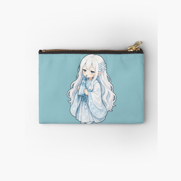Item preview, Yuki-onna Drinking Ramune | Japanese Snow Woman with Marble Soda designed and sold by TheTrendsDesk.
