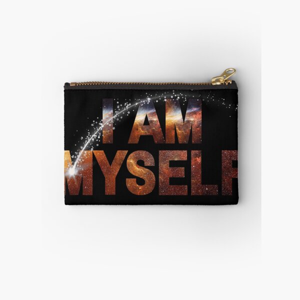 Item preview, I Am Myself Galaxy Typography Inspirational Motivation designed and sold by DuneHaicna.