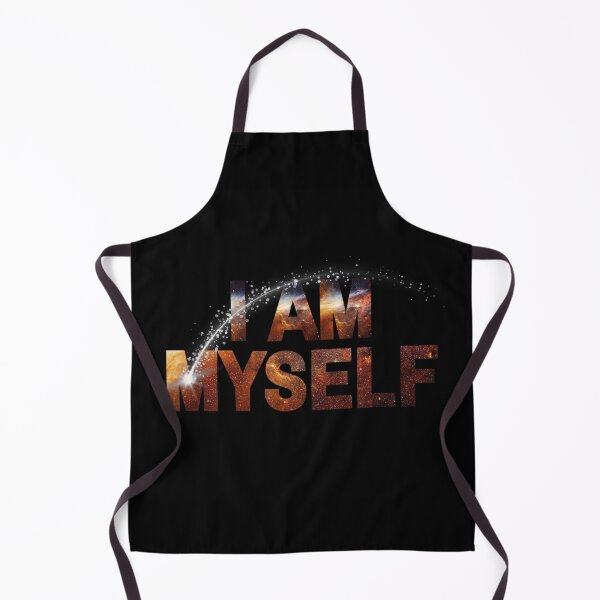 Item preview, I Am Myself Galaxy Typography Inspirational Motivation designed and sold by DuneHaicna.