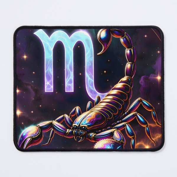 Item preview, Scorpio Fear The Sting Respect The Power Galaxy Zodiac Art designed and sold by Zodiac Celestial Art.