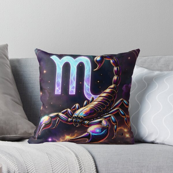 Item preview, Scorpio Fear The Sting Respect The Power Galaxy Zodiac Art designed and sold by Zodiac Celestial Art.