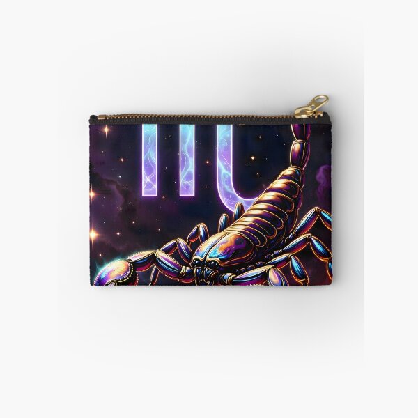 Item preview, Scorpio Fear The Sting Respect The Power Galaxy Zodiac Art designed and sold by Zodiac Celestial Art.