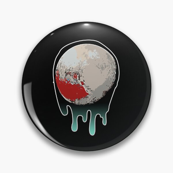 Item preview, Pluto the little planet with a big heart - gradient drip designed and sold by BRU Design.
