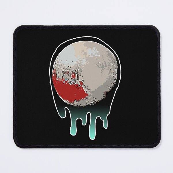 Item preview, Pluto the little planet with a big heart - gradient drip designed and sold by BRU Design.