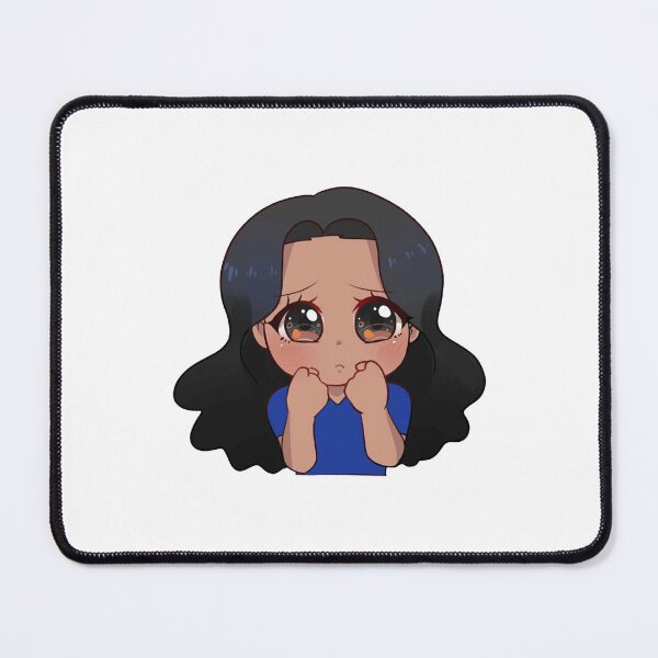 Item preview, Puppy Eyes Cute Anime Chibi Girl Crying Sad Emote designed and sold by Dourdane.