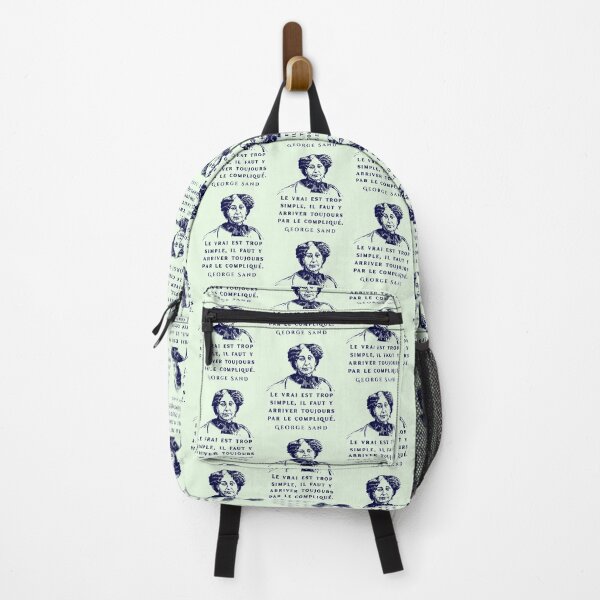 Item preview, George Sand quote: Le vrai est trop simple, il faut y arriver toujours par le compliqué. designed and sold by artbleed.