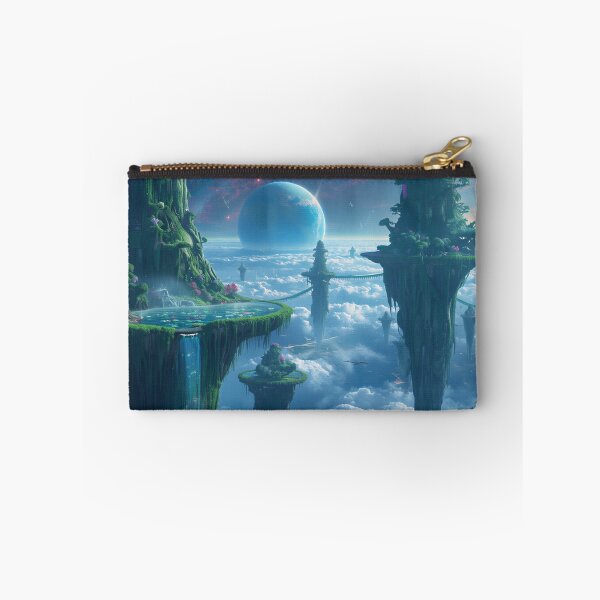 Item preview, Floating Mountain Alien Ecosystem Fantasy Landscape designed and sold by Luminous Wilds.