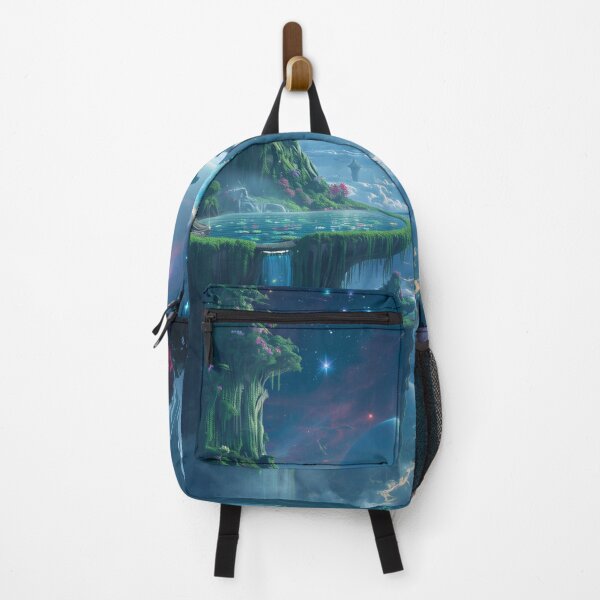 Item preview, Floating Mountain Alien Ecosystem Fantasy Landscape designed and sold by Luminous Wilds.