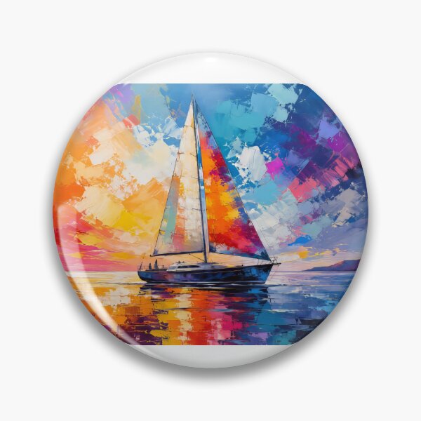 Item preview, Sailboat painting style designed and sold by karlosss.