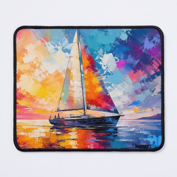 Item preview, Sailboat painting style designed and sold by karlosss.