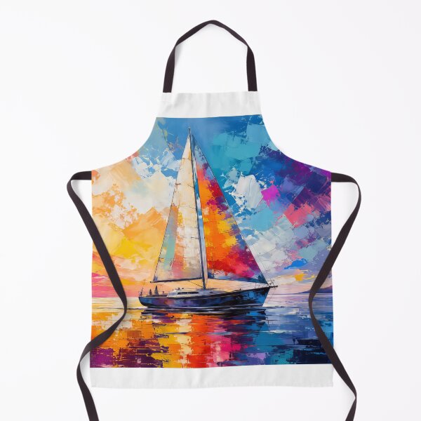 Item preview, Sailboat painting style designed and sold by karlosss.