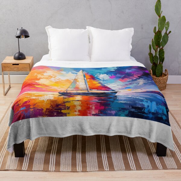 Item preview, Sailboat painting style designed and sold by karlosss.