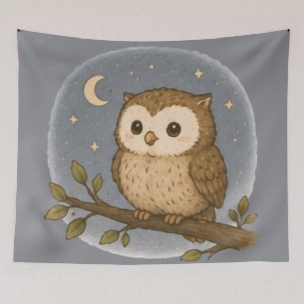 Item preview, Night Watcher Owl designed and sold by MellowMunchkins.