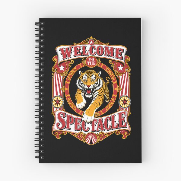 Item preview, Welcome To The Spectacle Tiger Shirt, Vintage Circus Graphic Tee, Carnival Retro T-Shirt, Maximalist Fairground Shirt, Roaring Tiger Art Tee, Ringmaster Style Gift, Bold Statement Fashion designed and sold by KAYJAY DESIGNS.