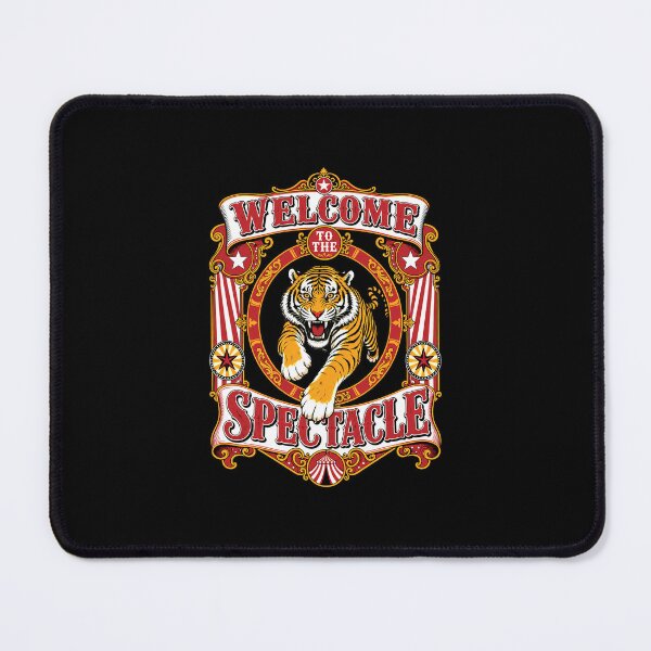 Item preview, Welcome To The Spectacle Tiger Shirt, Vintage Circus Graphic Tee, Carnival Retro T-Shirt, Maximalist Fairground Shirt, Roaring Tiger Art Tee, Ringmaster Style Gift, Bold Statement Fashion designed and sold by KAYJAY DESIGNS.