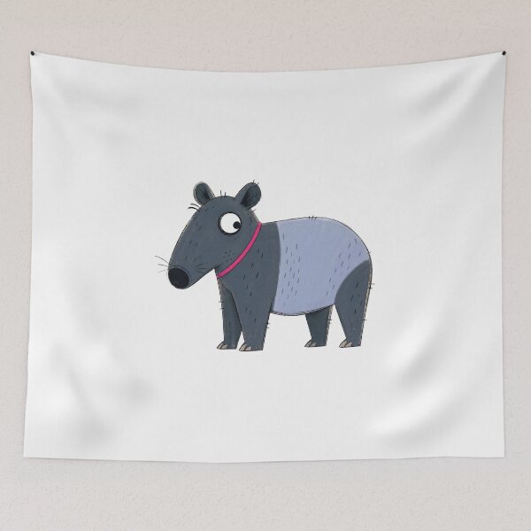 Item preview, Tapir with a Magenta Collar designed and sold by The-Art-of-D.