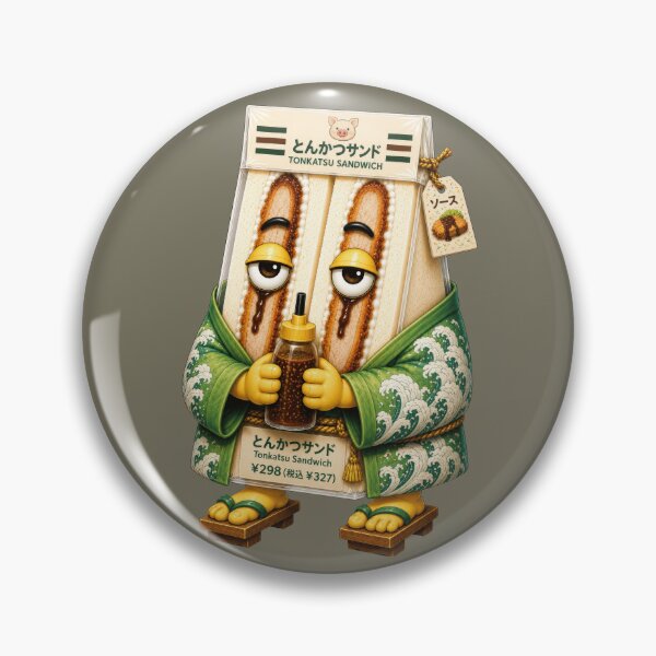 Item preview, Tonkatsu Sando | Japanese Pork Cutlet Sandwich Character designed and sold by TheTrendsDesk.
