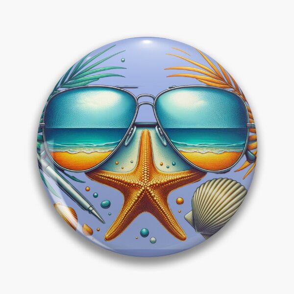 Item preview, TROPICAL BEACH AND THE SUNGLASSES designed and sold by Catalina Kate.