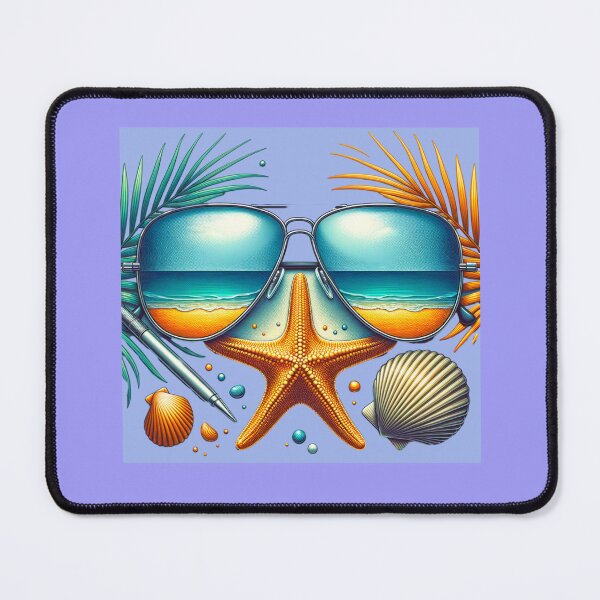 Item preview, TROPICAL BEACH AND THE SUNGLASSES designed and sold by Catalina Kate.