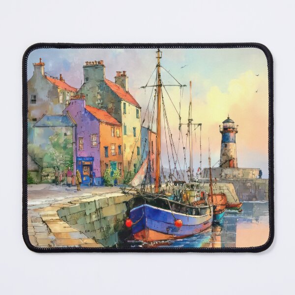 Item preview, Early morning at the harbor. designed and sold by Brian Tarr.