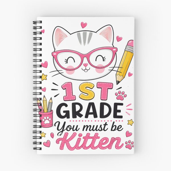 Item preview, 1st Grade You Must Be Kitten Cute Back to School Cat designed and sold by DuneHaicna.