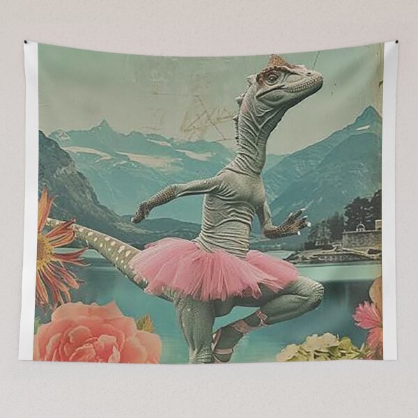 Artikelvorschau, Niedliches Dinosaurier-Ballerina-Rosa-Tutu entworfen und verkauft von jamesthomasw.